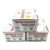 x3- Boxes of 9mm Luger 115-grain FMJ Winchester