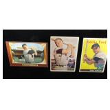 Lot 3 Eddie Yost Cards 1955, 1957, 1958; Bowman