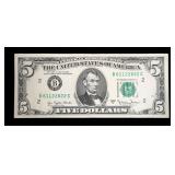 $5 Federal Reserve note, series of 1977