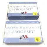 x2- 2009 Proof sets, -x2 sets, Sold by the piece,