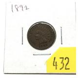 1892 Indian Head cent