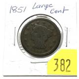 1851 U.S Large cent