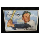 Jerry Priddy 1952 Bowman #139, crease from