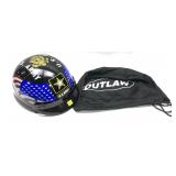 Outlaw U.S Army T-70 Motorcycle Helmet size XL