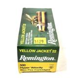 Brick of .22 LR. HP Remington yellow jacket