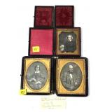 Lot: Civil War Era Daguerreotypes, and small