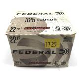 Box of .22 LR. 40-grain Federal Automatch