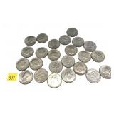 Lot, Kennedy half dollars with silver,