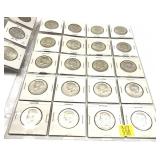 x29- Half dollars, 90% silver -x29 half dollars -