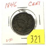 1846 U.S. large cent