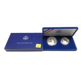 1986 2-piece Commemorative coin set