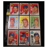 Lot, 14 autographed Topps 1994- Ultimate 1954