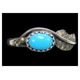 Sterling silver Southwestern design turquoise