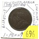 1926 South Africa penny