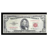 $5 red seal note series of 1953A