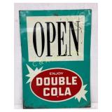 SST DOUBLE COLA OPEN SIGN 20X28