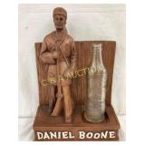 DANIEL BOONE CHALK COUNTER DISPLAY W/ BOTTLE