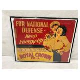 EARLY FRAMED RC NATIONAL DEFENSE CB 28X22