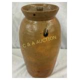 EARLY 1G. RANDOLPH CO. SALT GLAZE CHURN W/ LID