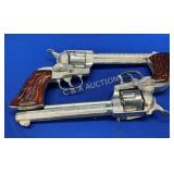 PAIR HUBLEY MARSHAL CAP PISTOLS