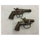 (2) CAST CAP PISTOLS CLIP AND CLIP JR