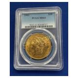 1903 $20 PCGS MS61 GOLD LIBERTY HEAD