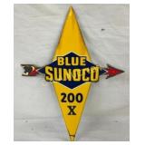 SSP BLUE SUNOCO 200X PUMP PLATE 15X21