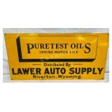 SST PURETEST OILS EMB. SIGN 24X11 1/2