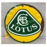 PORC. 12" LOTUS ROUND SIGN