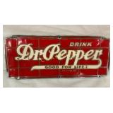 UNUSUAL SST DR PEPPER CHECKER BOARD SIGN 12X5