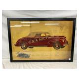 1939 DELUXE CONV. COUPE THOMPSON FORD DEALER SIGN