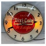 15" ENJOY DIXI-COLA TELECHRON CLOCK