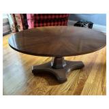 Oval Mahogany Coffee Table