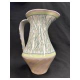 Rare Bearded Iris MacKenzie-Childs Ceramic Pitcher