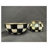 Victoria & Richard CourtlyCheck CandleCup & 6"Bowl