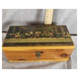 CEDAR LAST SUPER JEWELRY BOX WITH JEWELRY