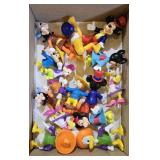 WALT DISNEY CHARACTER TOYS BOX LOT