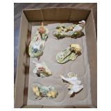 LOWELL DAVIS MADE IN SCOTLAND FIGURINES BOX LOT