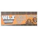 VTG.  WLS ANIMAL STORIES BUMPER STICKERS