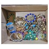 COSTUME JEWELRY BOX LOT