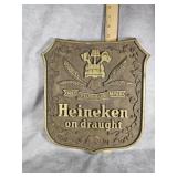 VTG. HEINEKEN ON DRAUGHT BEER SIGN