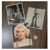 MARILYN MONROE PHOTOGRAPHS & COIN