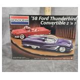 1958 FORD THUNDERBIRD CONVERTIBLE MODEL KIT SEALED