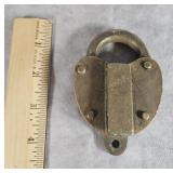 BRASS SOUTHERN RAILWAY SIGNAL PADLOCK