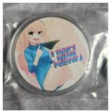 ANIME 1 OZ COPPER COIN