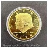 2020 Donald Trump Coin, 1.5" Round