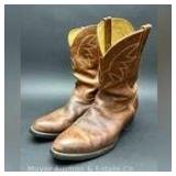 Durango Men’s Leather Cowboy Boots, TR 764, Size 10 1/2