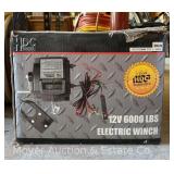 HDC 12 Volt Electric Winch, 6000lb