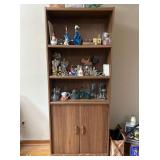 Double Door Storage Cabinet, Laminate, 30"x16"x71"