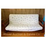 Futon, with Mattress, 86" Wide